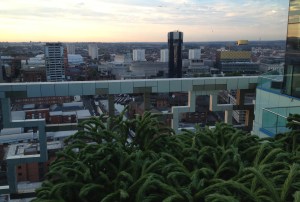 View from Marco Pierre White's at The Cube Birmingham