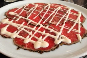 Carpaccio of Beef at Piccolino Birmingham