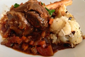 Agnello cacciatora at Piccolino Birmingham