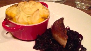 Venison Pie and Roasted Foie Gras at Purnell's Bistro Birmingham