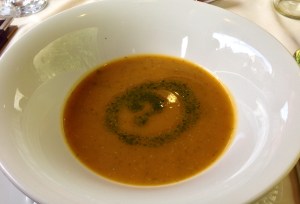 Soup on Away 2 Dine Narrow Boat Birmingham