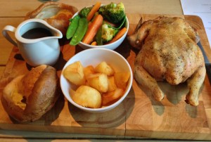 Roast Chicken at Stirlings Bar