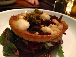 Beetroot Tart at The Lost & Found