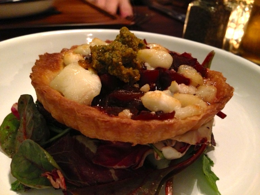 Beetroot Tart at The Lost & Found
