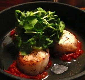 Scallops at The Lost & Found