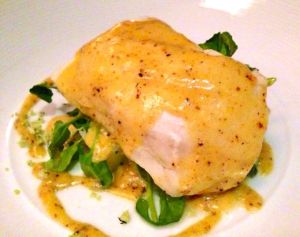 Bream with Burned Butter Hollandaise at Aalto Hotel La Tour
