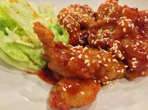 Korean Spiced Fried Chicken at Topokki Birmingham