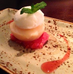 Vanilla Poached Pear at Fiesta Del Asado