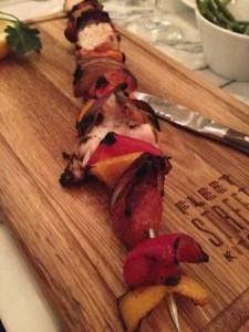 Chicken & Chorizo Skewer at Fleet Street Kitchen Birmingham