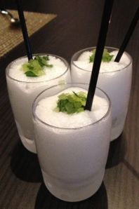 Adam's Restaurant Birmingham Jersey Royals Squid LIme