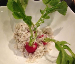 Adam's Restaurant Birmingham Radish Onion Ash