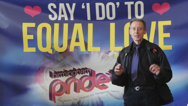 Peter Tatchell Birmingham Pride 2013