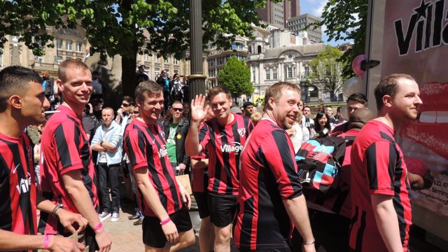 Village Inn Footballers Birmingham Pride 2013