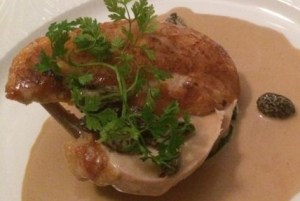 Out In Brum - Waters On The Square - Chicken with Morel Sauce