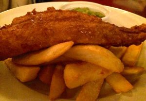 Out In Brum - Edmunds Lounge - Fish and Chips