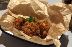 Out In Brum at Turtle Bay - Sweetcorn Fritters