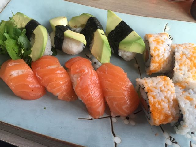 Out In Brum - Yakinori - Salmon Avodcado Sushi
