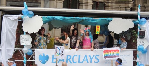 Out In Brum - Pride 2015 - Parade - Barclays