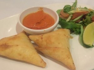 Out In Brum - Umami Indian Restaurant and Cocktail Bar - Vegetable Samosa