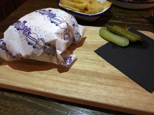 Out In Brum - The Loft - Wrapped Burger