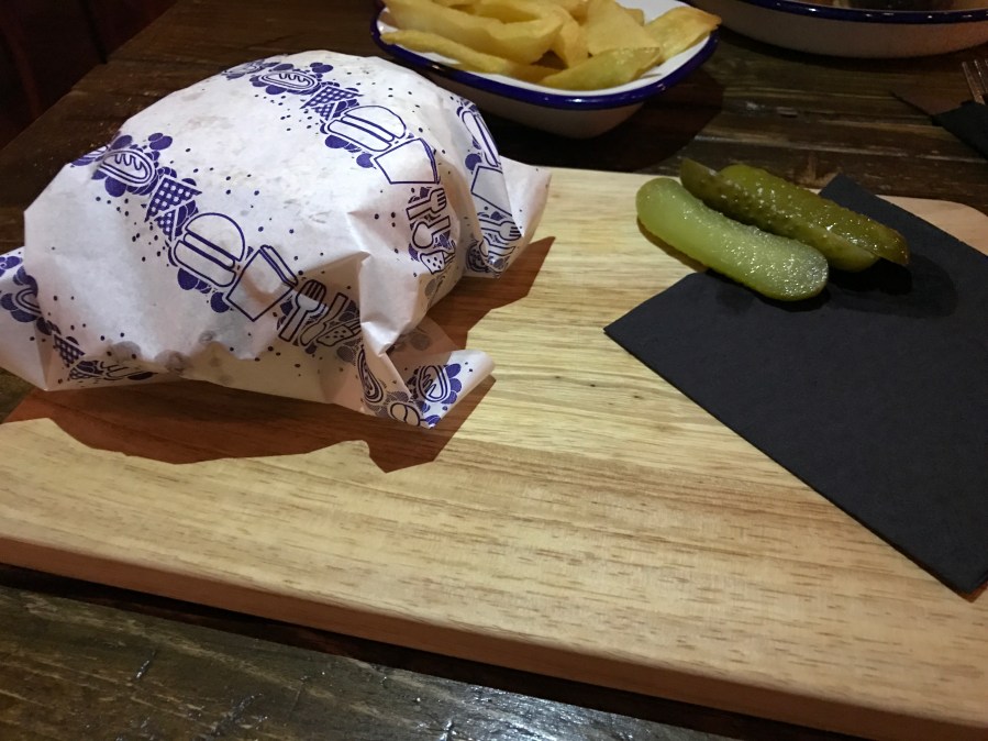 Out In Brum - The Loft - Wrapped Burger
