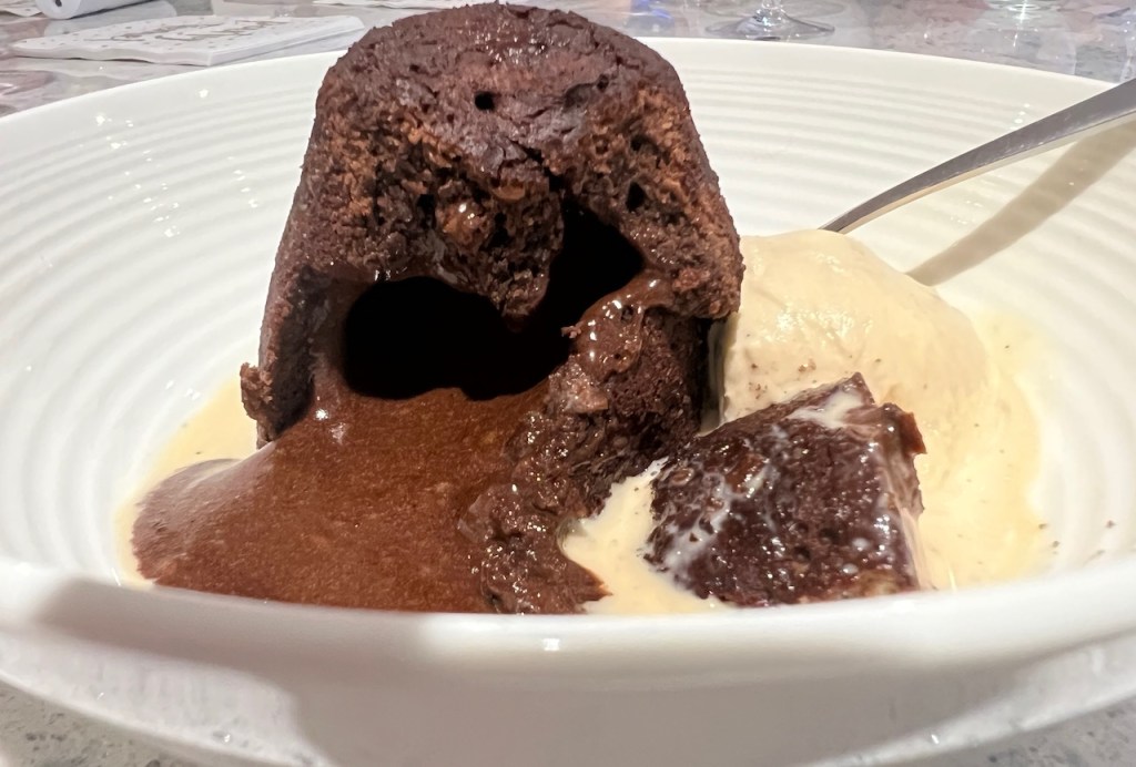 Classic Hot Chocolate Fondant, Pedro Ximenez Ice-Cream